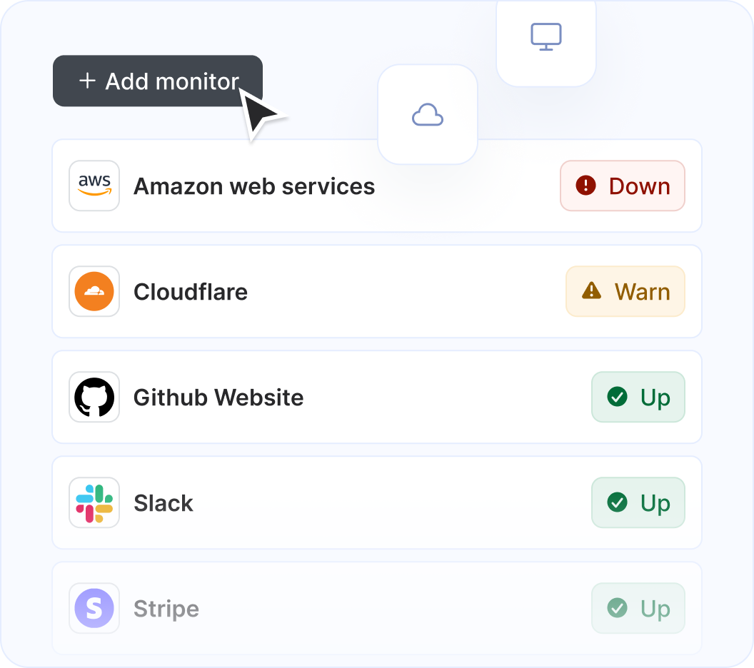List of status pages